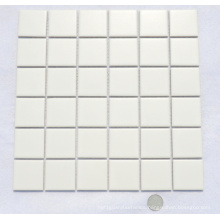48by48 White Ceramic Mosaic
